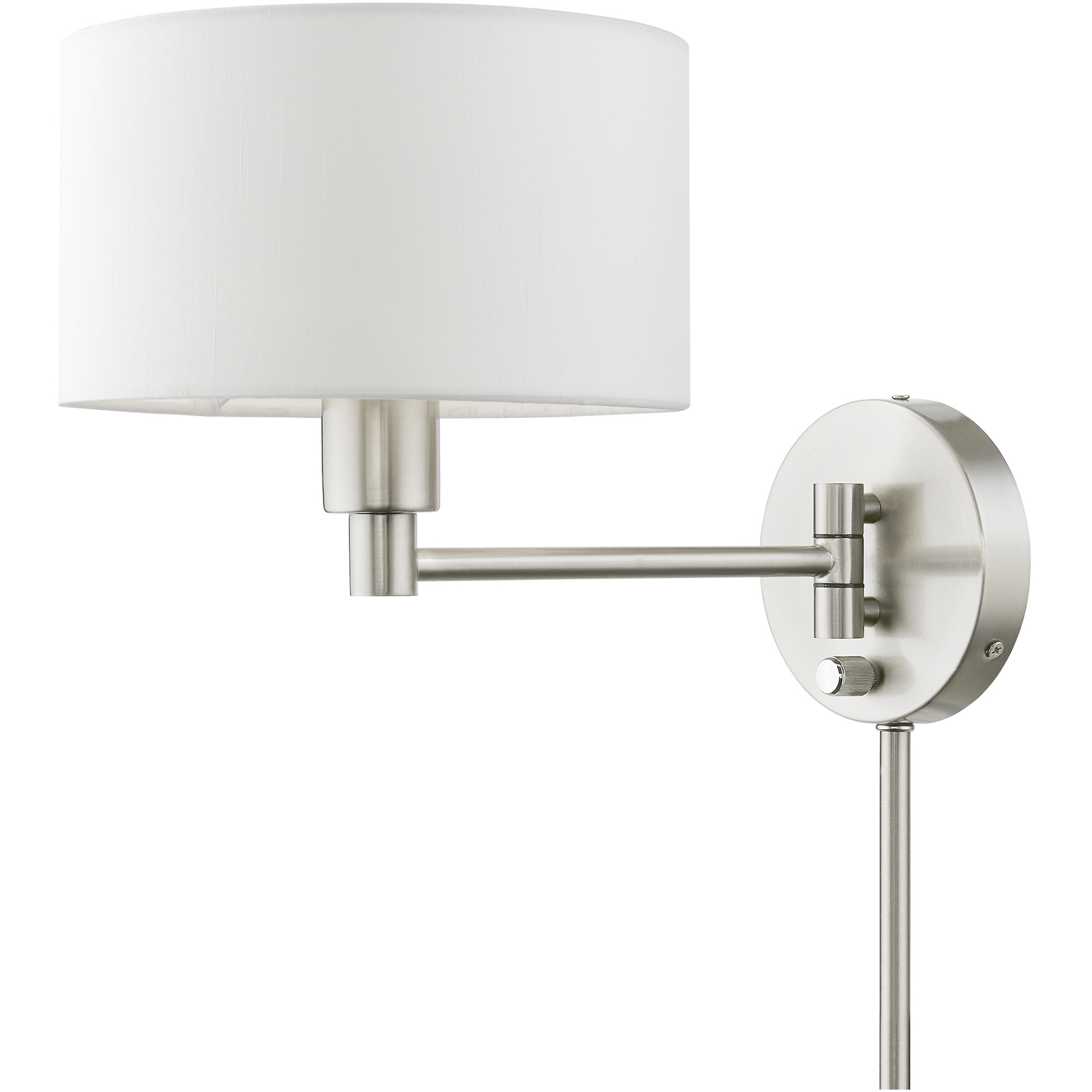 Allison 15 inch 60.00 watt Brushed Nickel Swing Arm Wall Lamp Wall Light