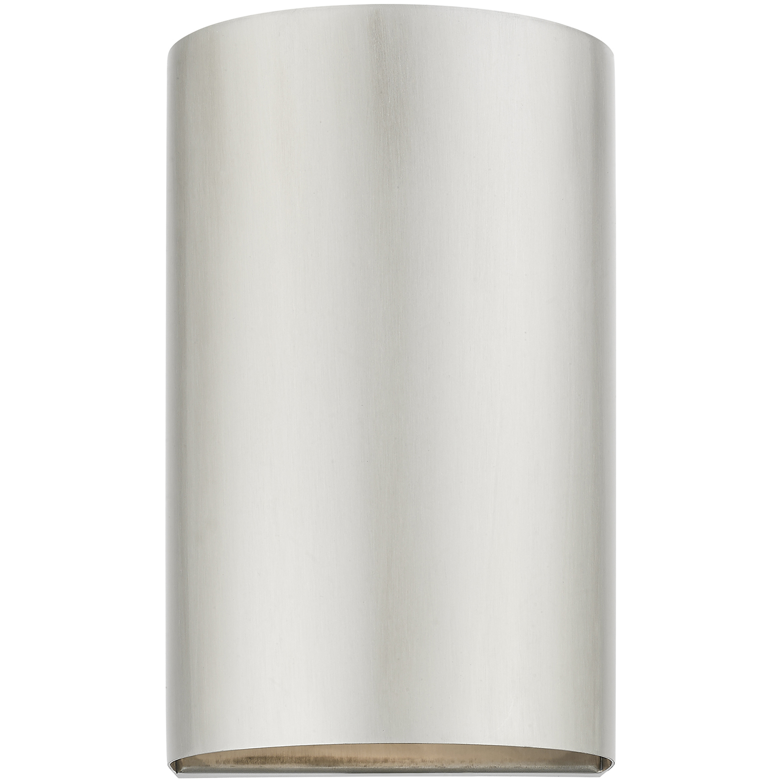 Bond 1 Light 7 inch Brushed Nickel Outdoor / Indoor ADA Small Sconce, Small