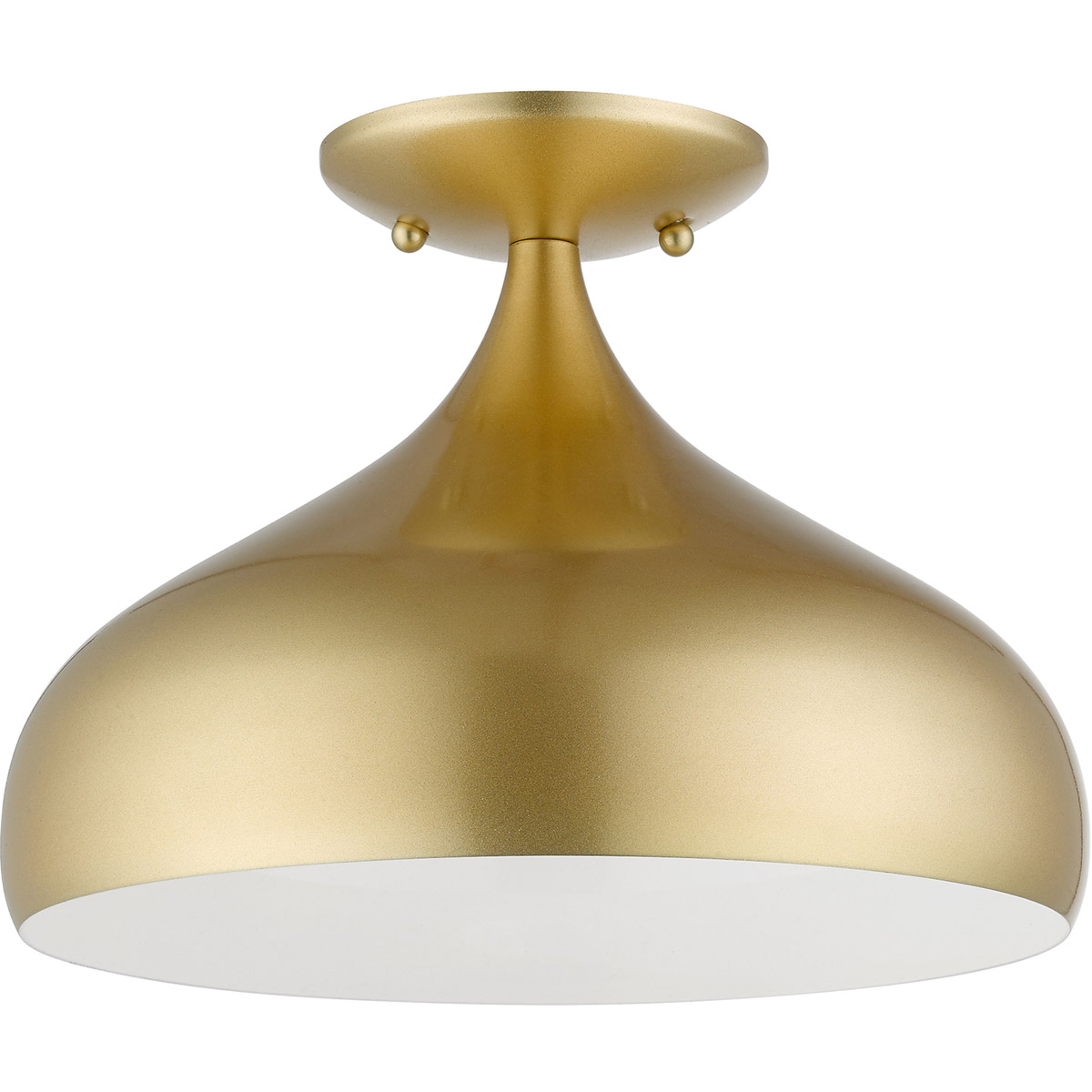 Amador 1 Light 11.75 inch Soft Gold Teardrop Flush Mount Ceiling Light