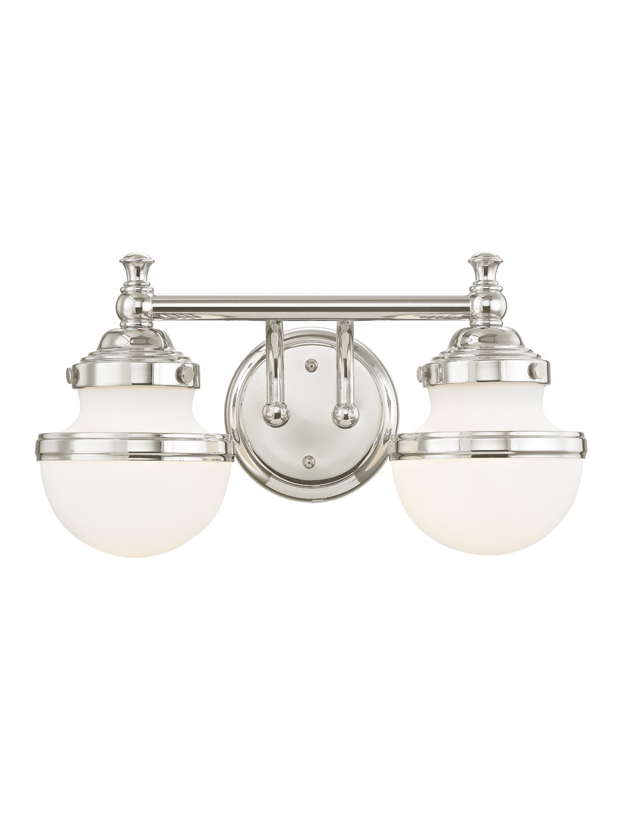 Oldwick 2 Light 15 inch Polished Chrome Bath Vanity Wall Light