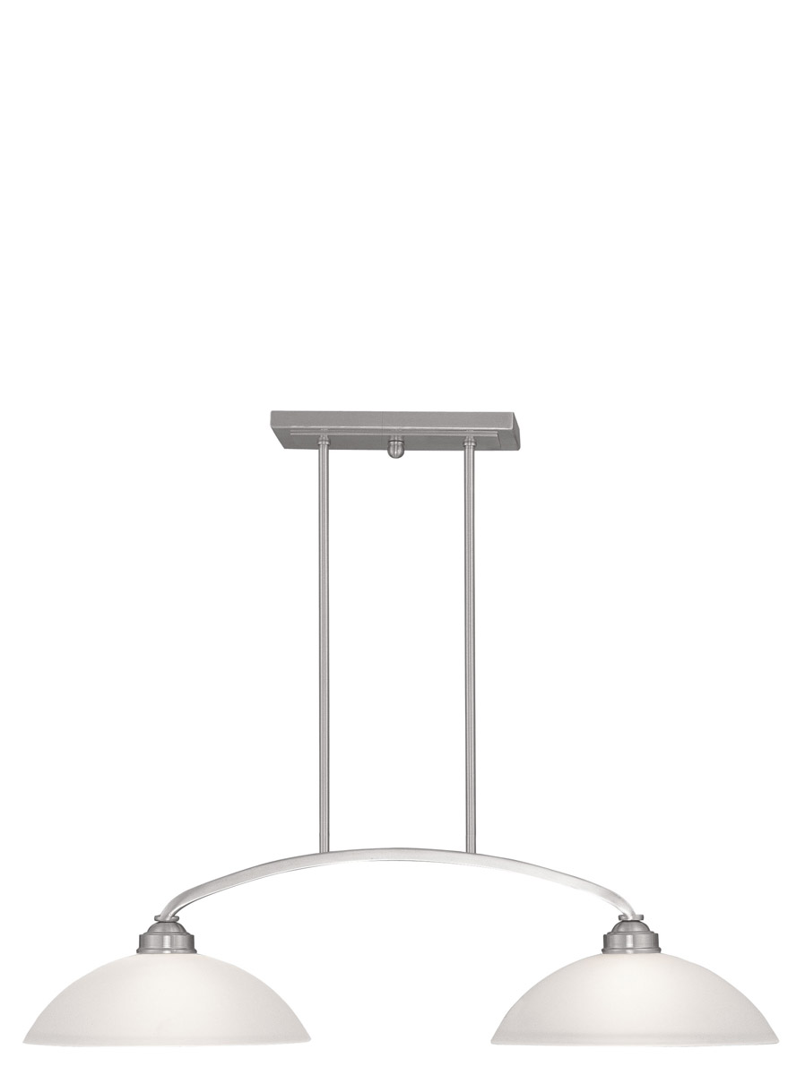 Somerset 2 Light 34 inch Brushed Nickel Billiard/Island Ceiling Light
