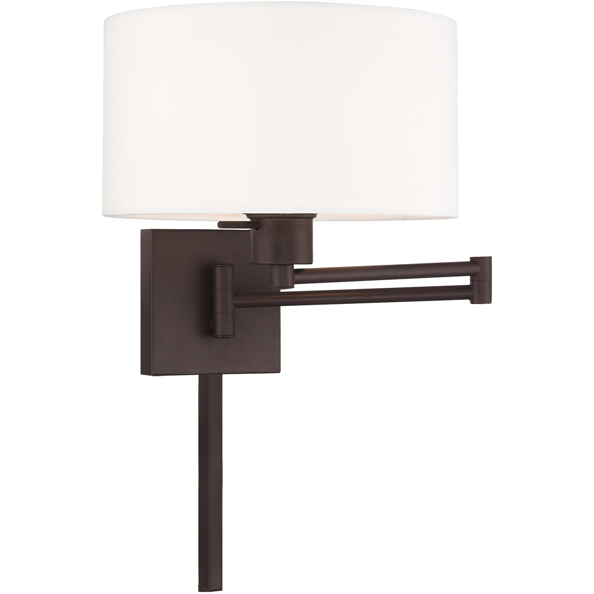Allison 24.25 inch 100 watt Bronze Swing Arm Wall Lamp Wall Light