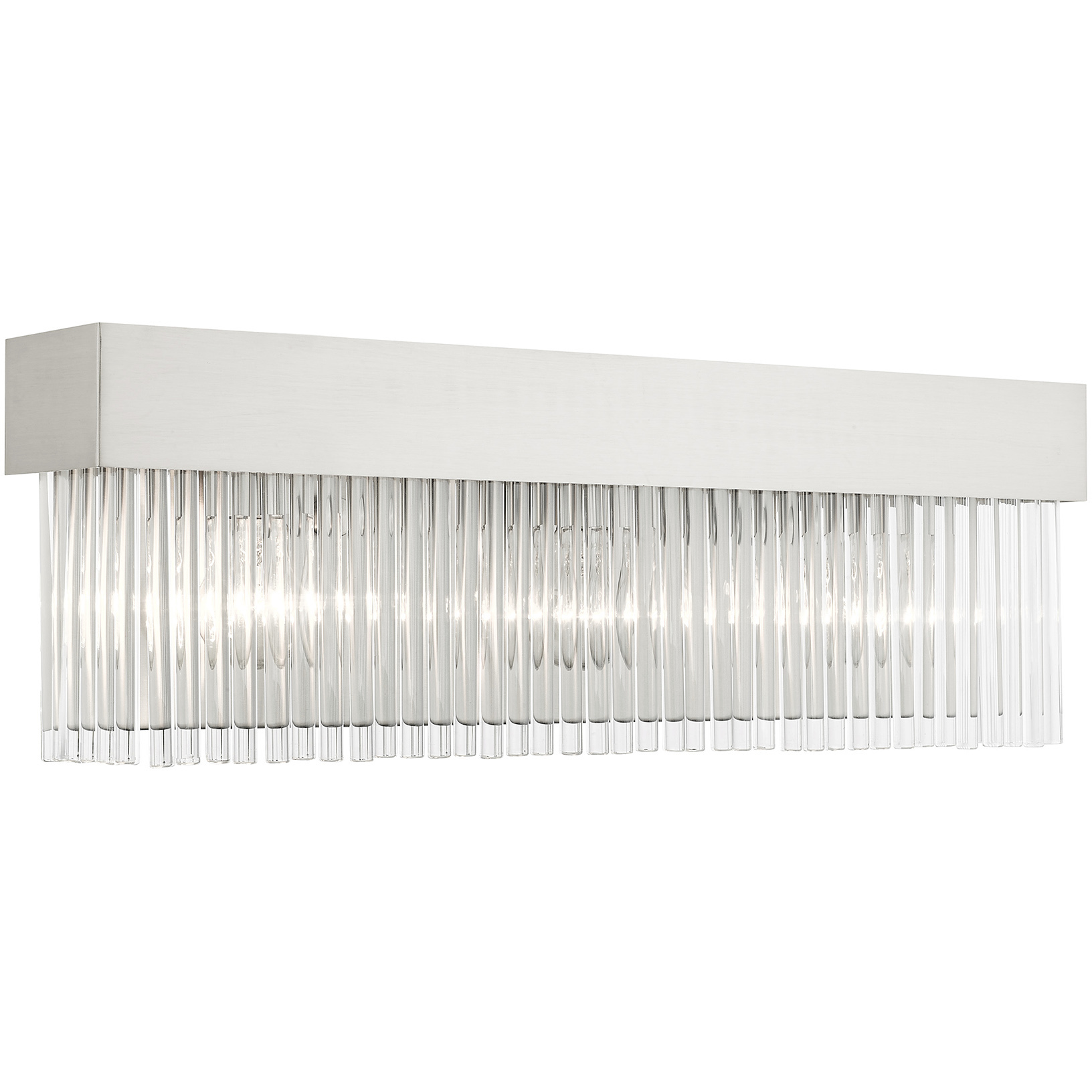 Norwich 3 Light 23 inch Brushed Nickel ADA Sconce Wall Light