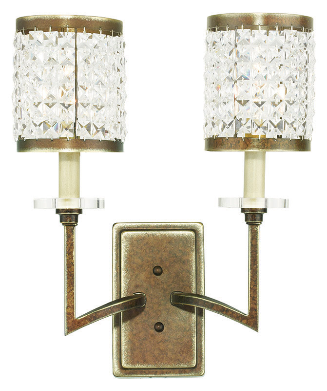 Grammercy 2 Light 14 inch Hand Painted Palacial Bronze Wall Sconce Wall Light