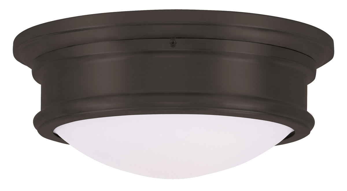 Astor 2 Light 13 inch Bronze Flush Mount Ceiling Light