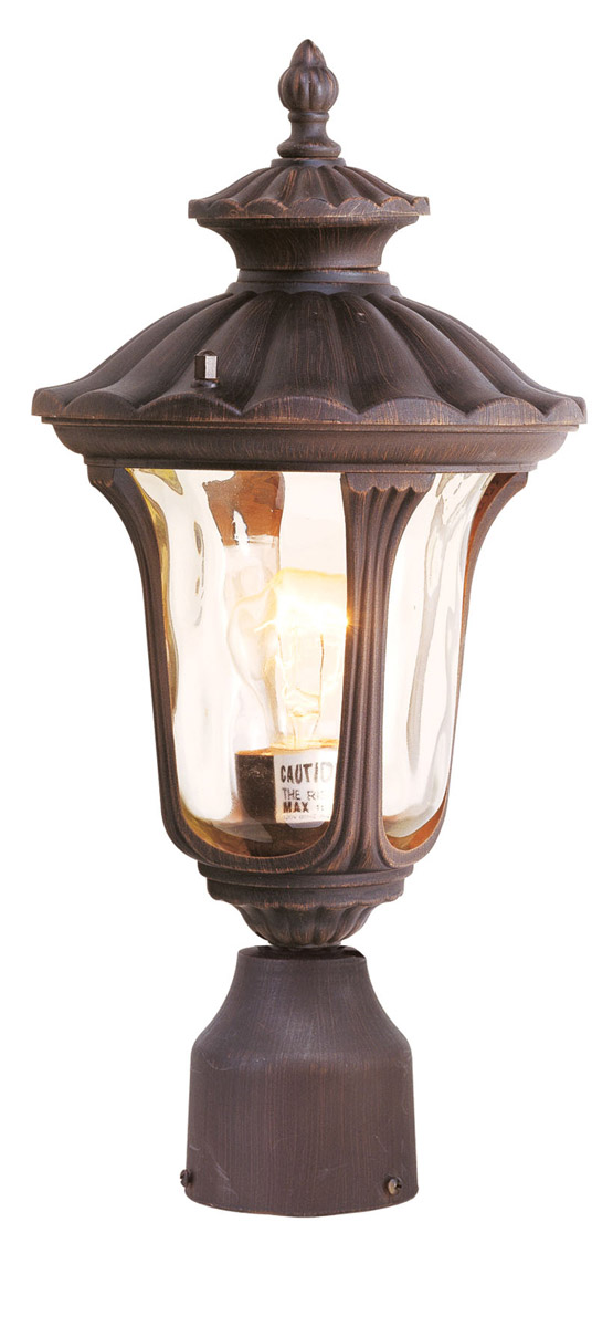 Oxford 1 Light 15.5 inch Imperial Bronze Outdoor Post Top Lantern