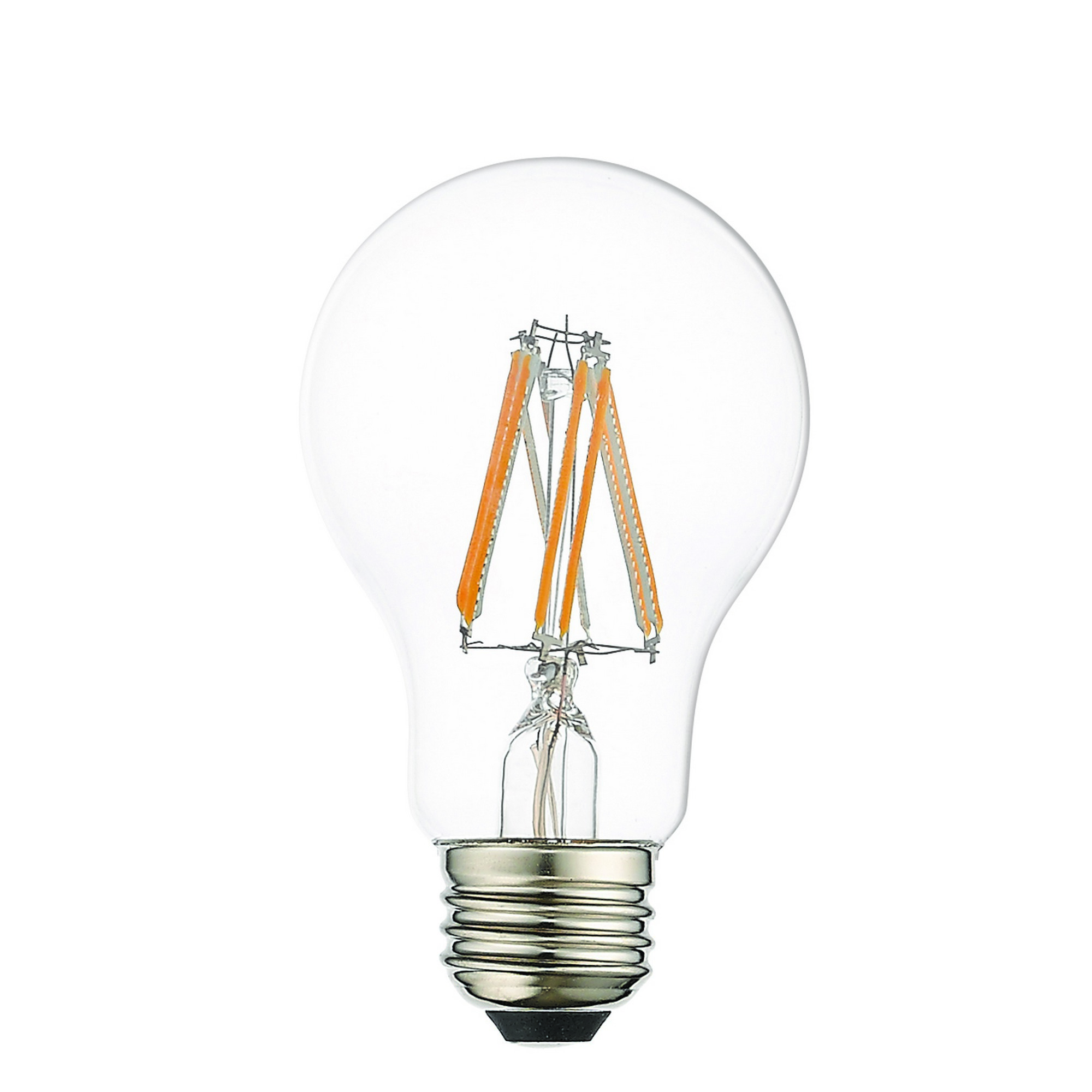 Allison LED A19 Pear E26 Medium Base 7.7 watt 2700K Filament LED Bulb in 10, Pack of 10