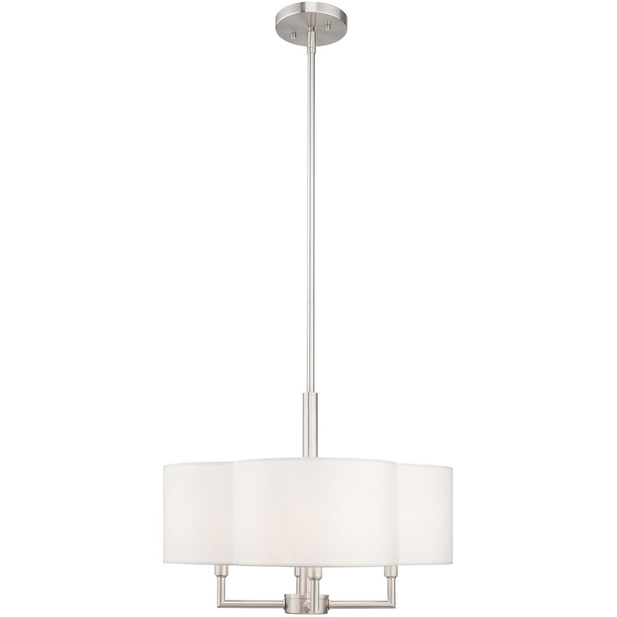 Chelsea 4 Light 18 inch Brushed Nickel Pendant Chandelier Ceiling Light