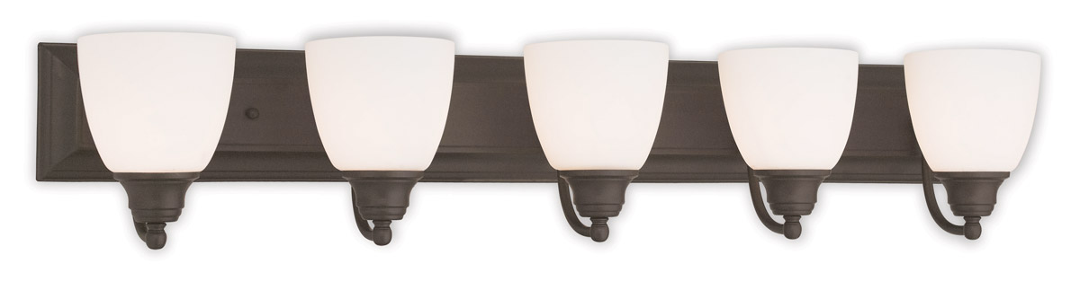 Springfield 5 Light 36 inch Bronze Vanity Sconce Wall Light