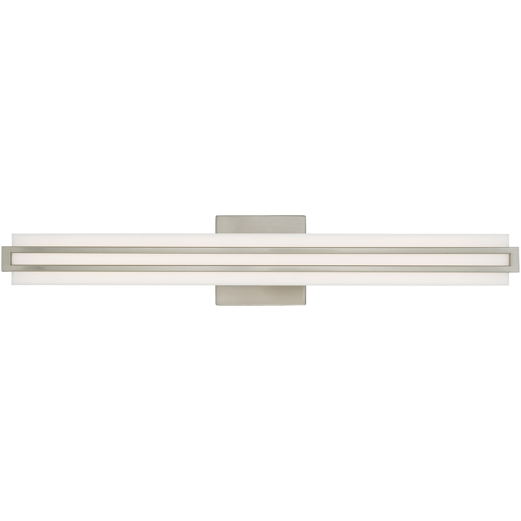 Fulton LED 4.38 inch Brushed Nickel ADA Bath Vanity Wall Light