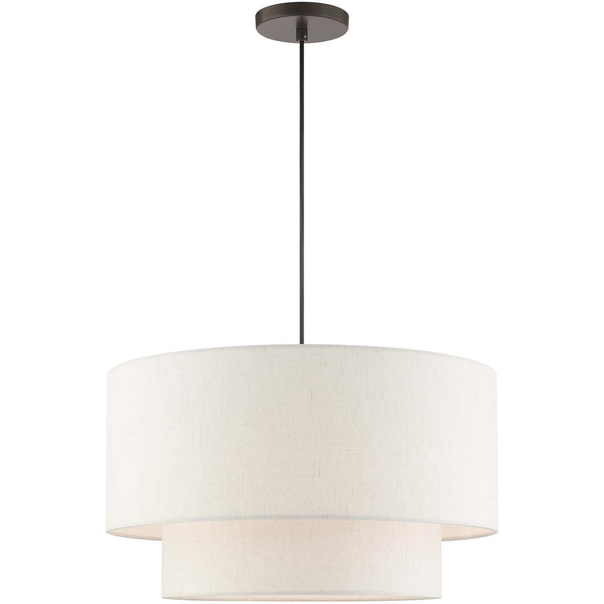 Meadow 3 Light 20 inch English Bronze Pendant Ceiling Light