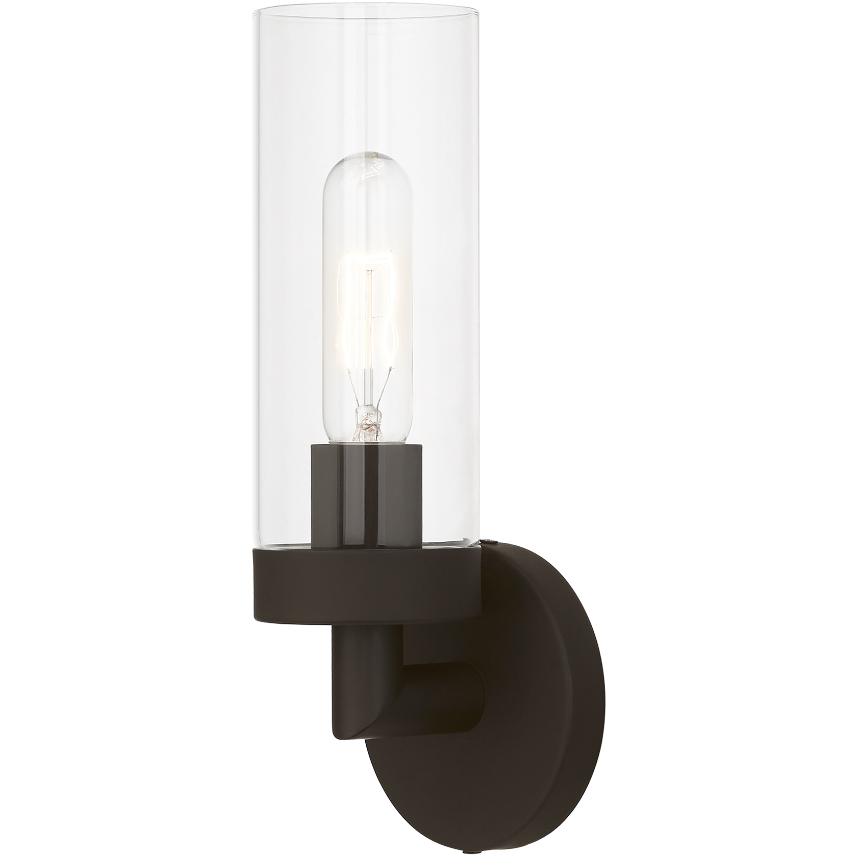 Ludlow 1 Light 4.25 inch Bronze ADA Single Sconce Wall Light, Single
