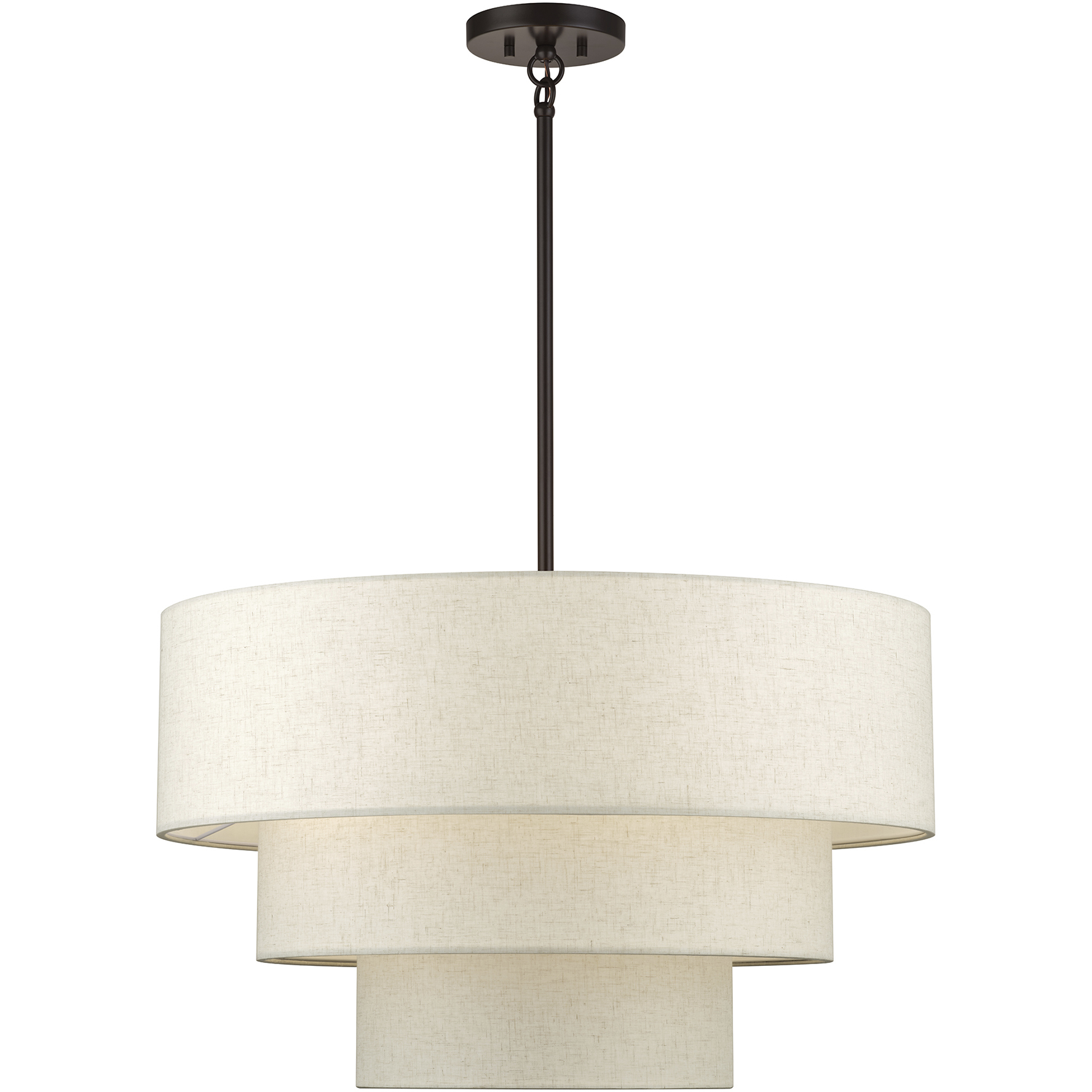 Manorwood 5 Light 28 inch English Bronze Pendant Chandelier Ceiling Light, Medium