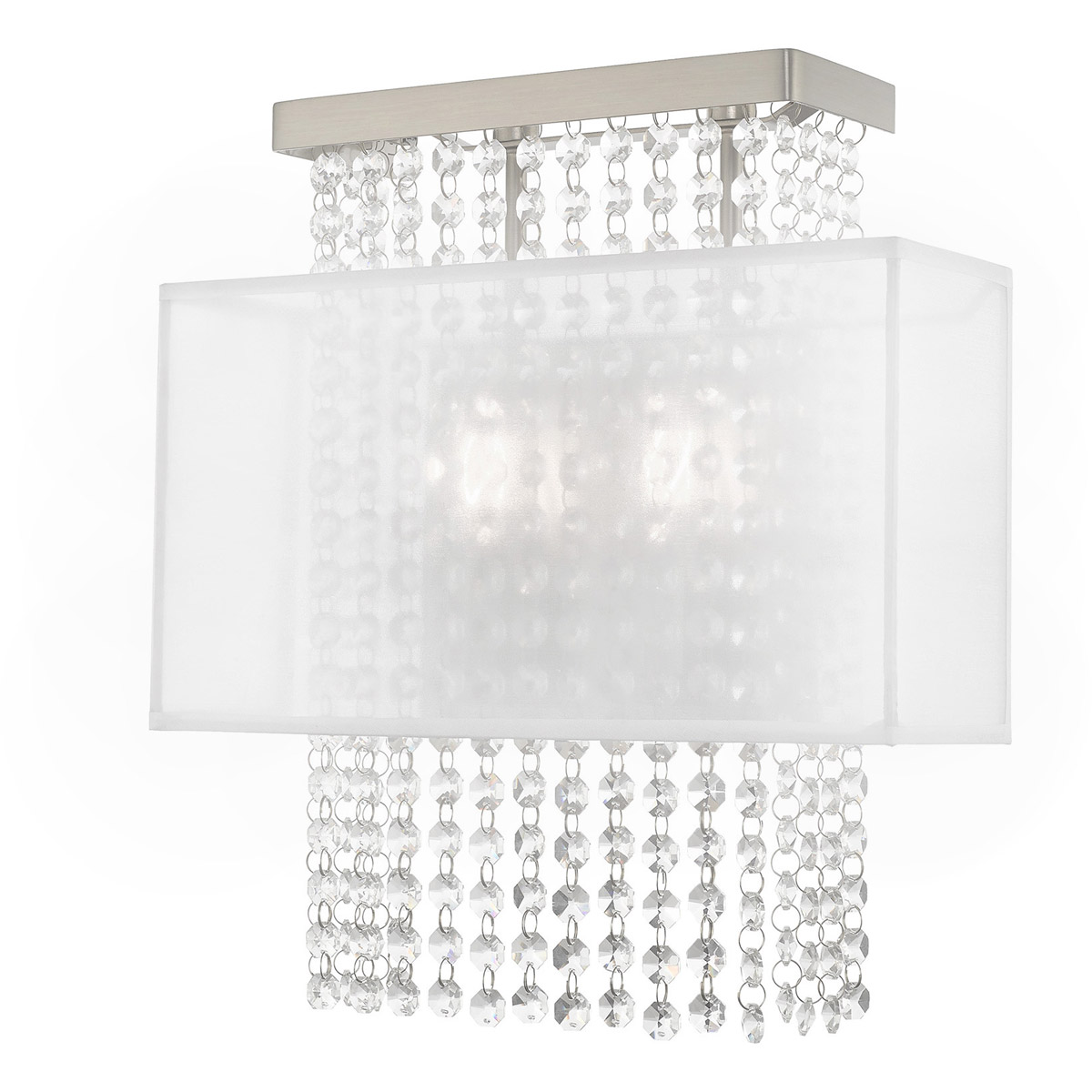 Bella Vista 2 Light 13 inch Brushed Nickel ADA ADA Wall Sconce Wall Light