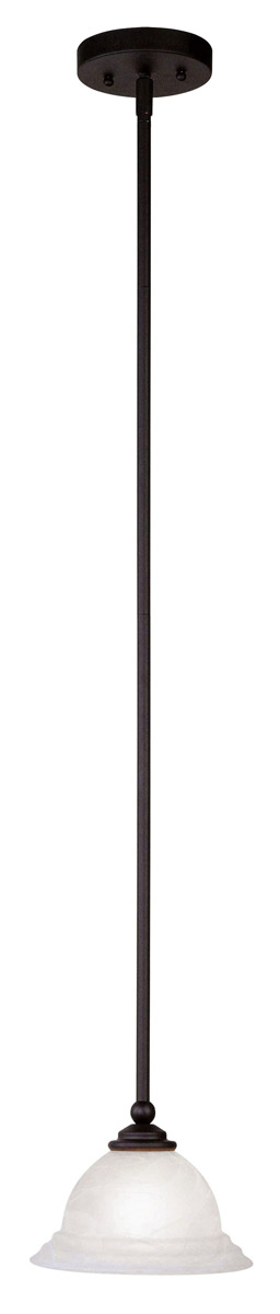North Port 1 Light 8.25 inch Black Mini Pendant Ceiling Light