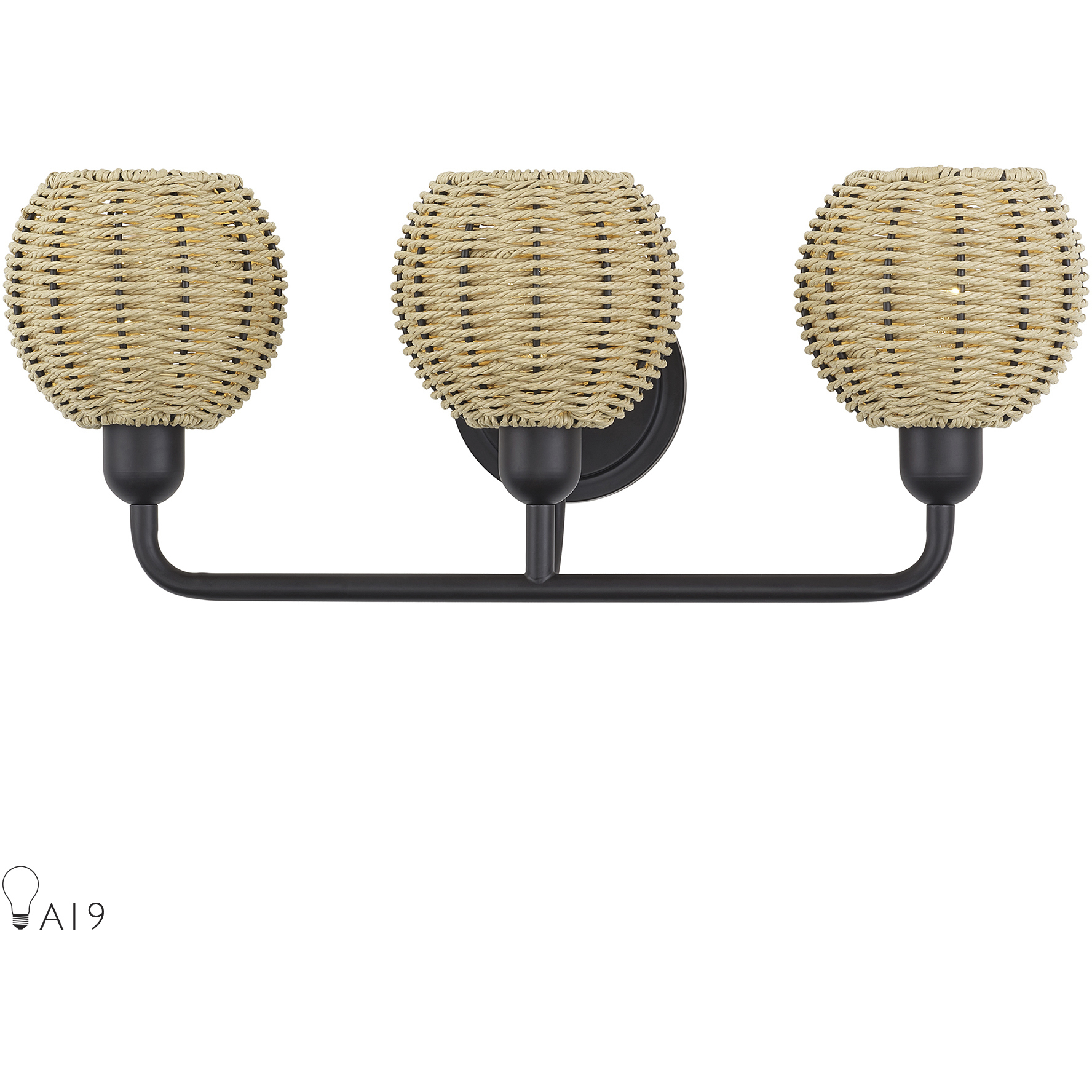 Summervine 3 Light 23.5 inch Bronze Vanity Wall Sconce Wall Light