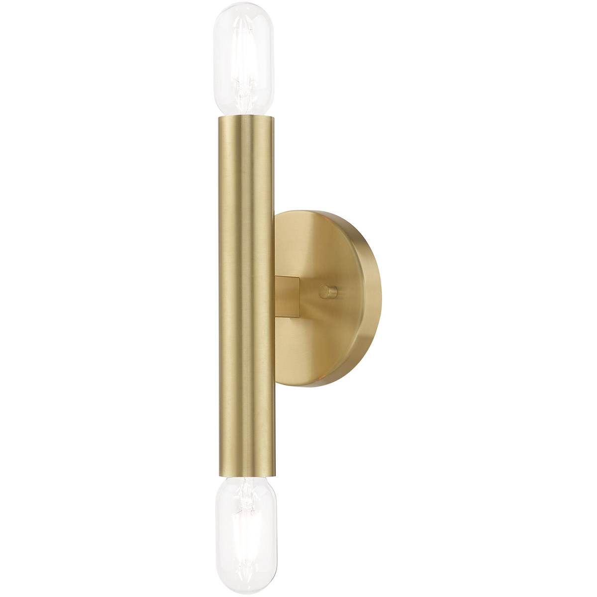 Copenhagen 2 Light 5.13 inch Satin Brass ADA ADA Wall Sconce Wall Light