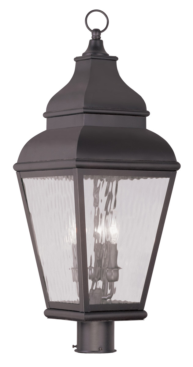 Exeter 3 Light 29.5 inch Bronze Outdoor Post Top Lantern