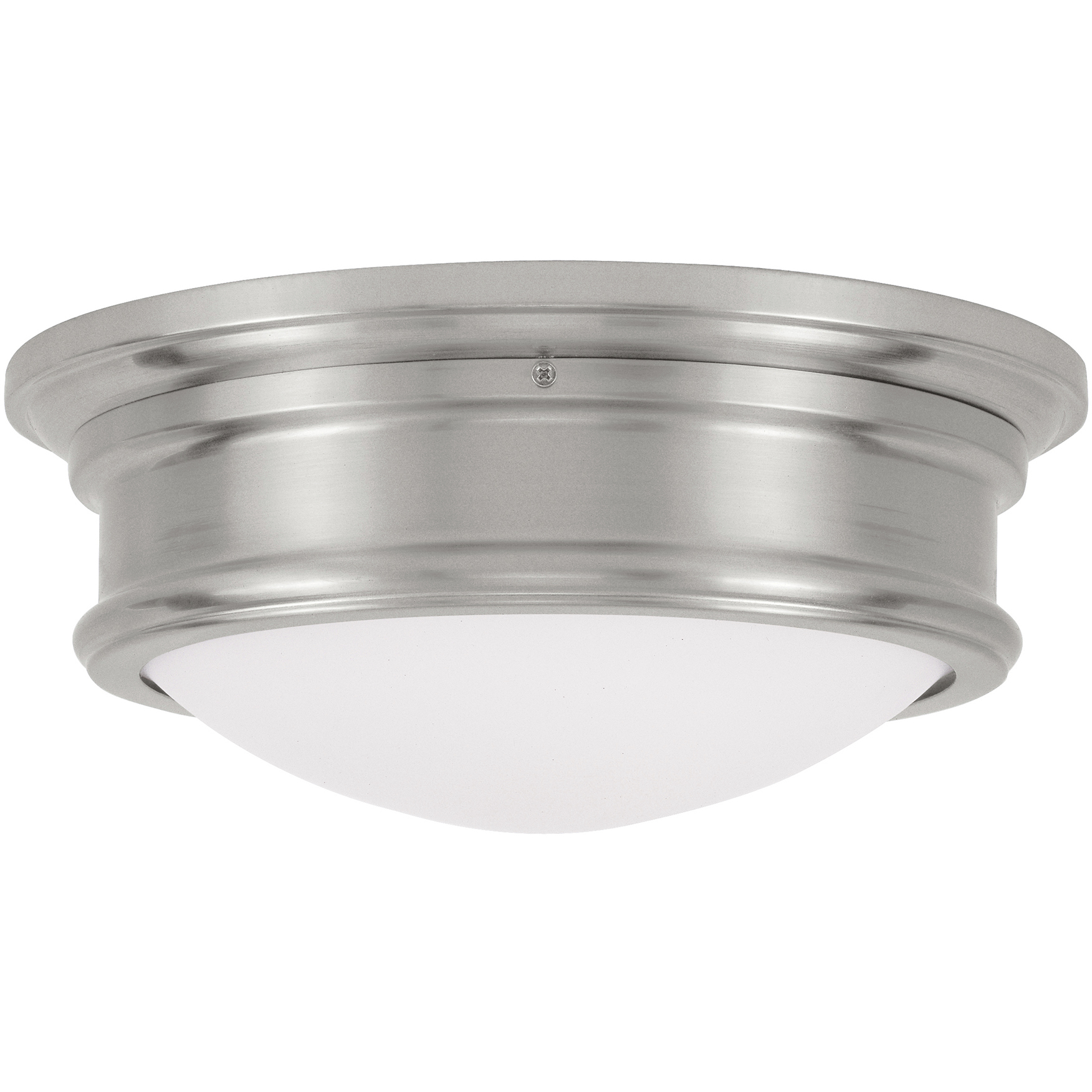 Astor 2 Light 13 inch Brushed Nickel Flush Mount Ceiling Light