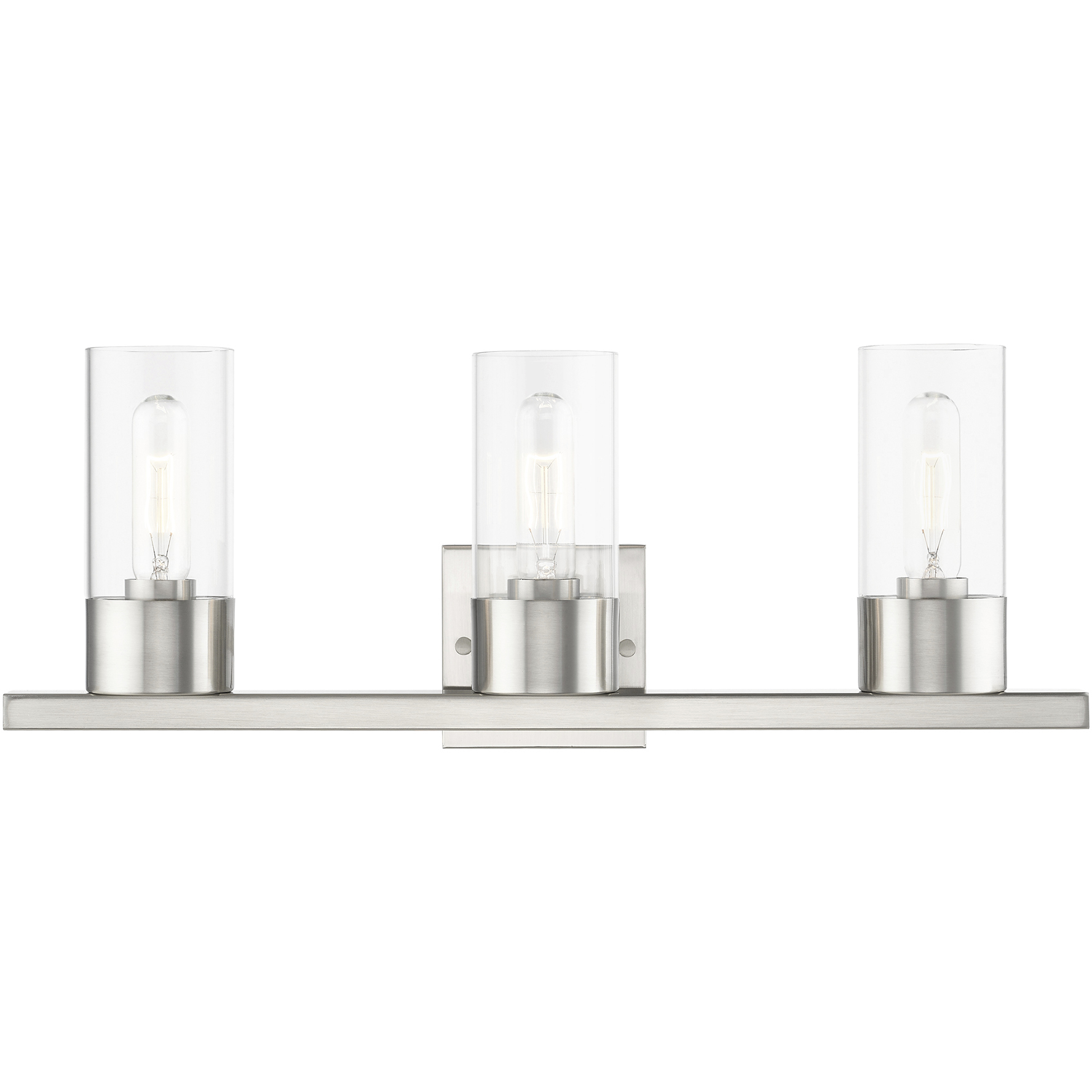 Carson 3 Light 23 inch Brushed Nickel Vanity Sconce Wall Light