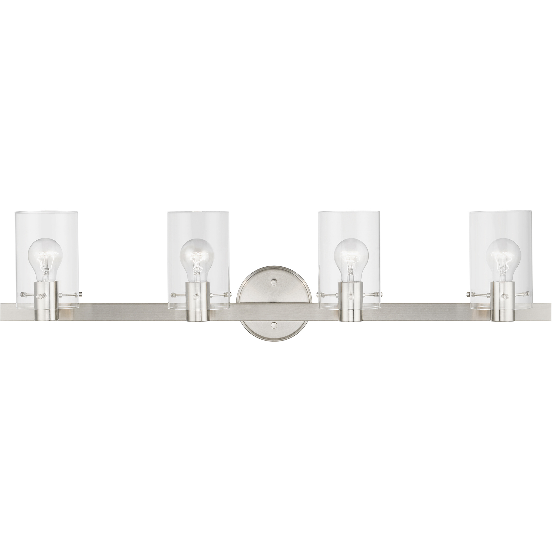 Munich 4 Light 36 inch Brushed Nickel Vanity Sconce Wall Light