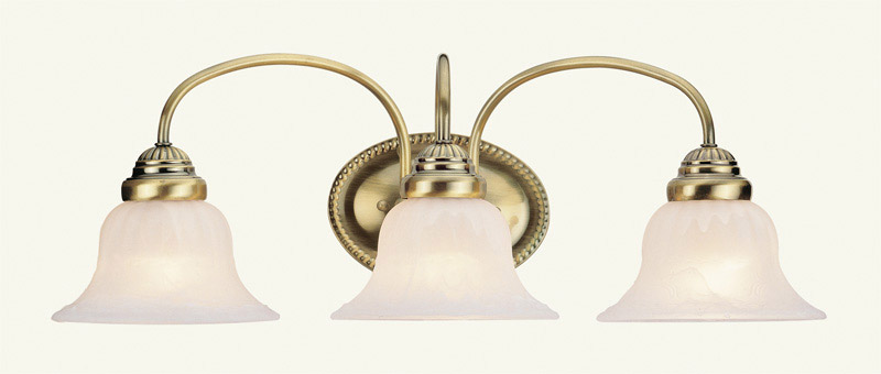 Edgemont 3 Light 23.5 inch Antique Brass Vanity Sconce Wall Light