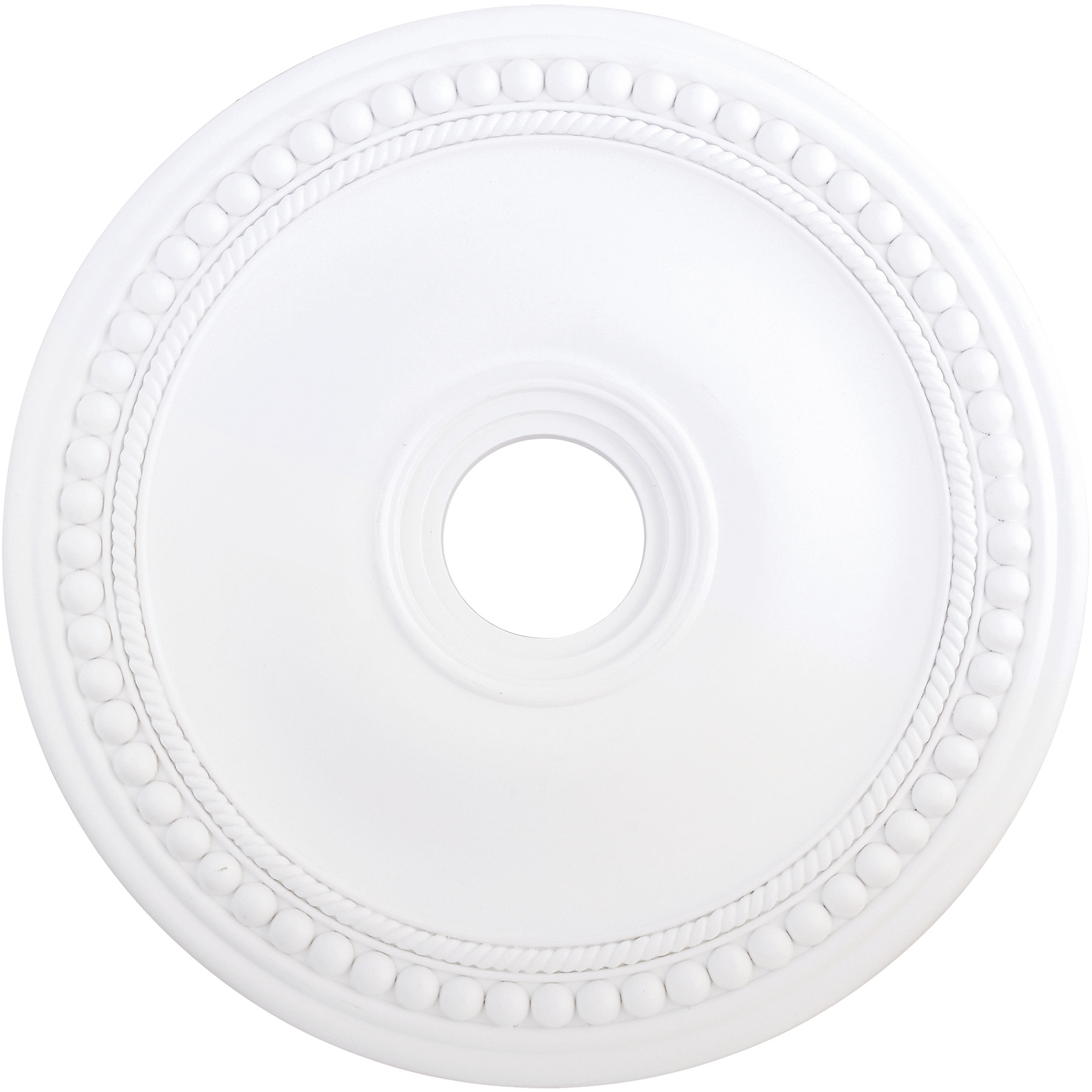 Livex 82075-03 Wingate White Ceiling Medallion