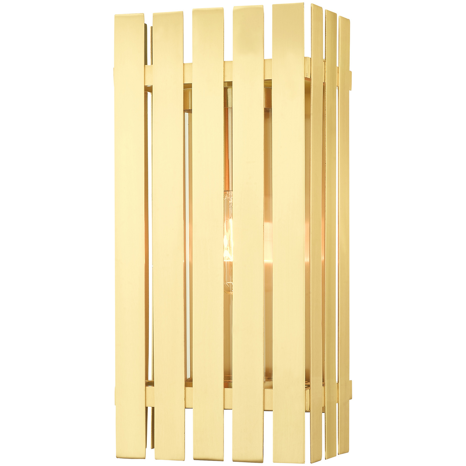 Greenwich 1 Light 17 inch Satin Brass Outdoor Wall Lantern