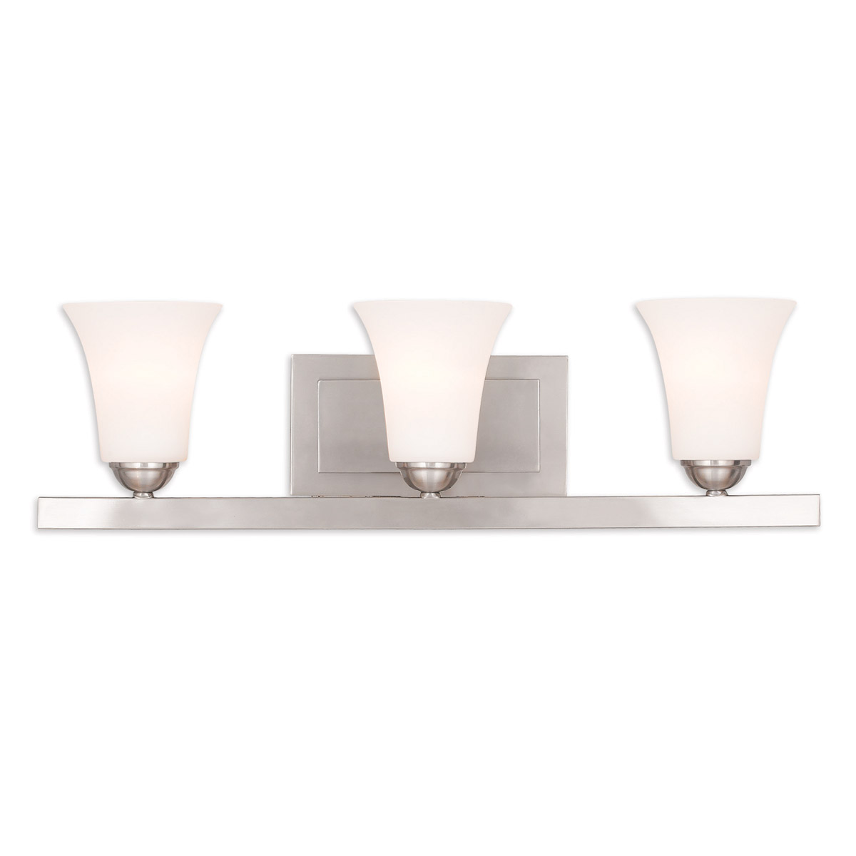 Ridgedale 3 Light 25 inch Brushed Nickel Bath Vanity Wall Light