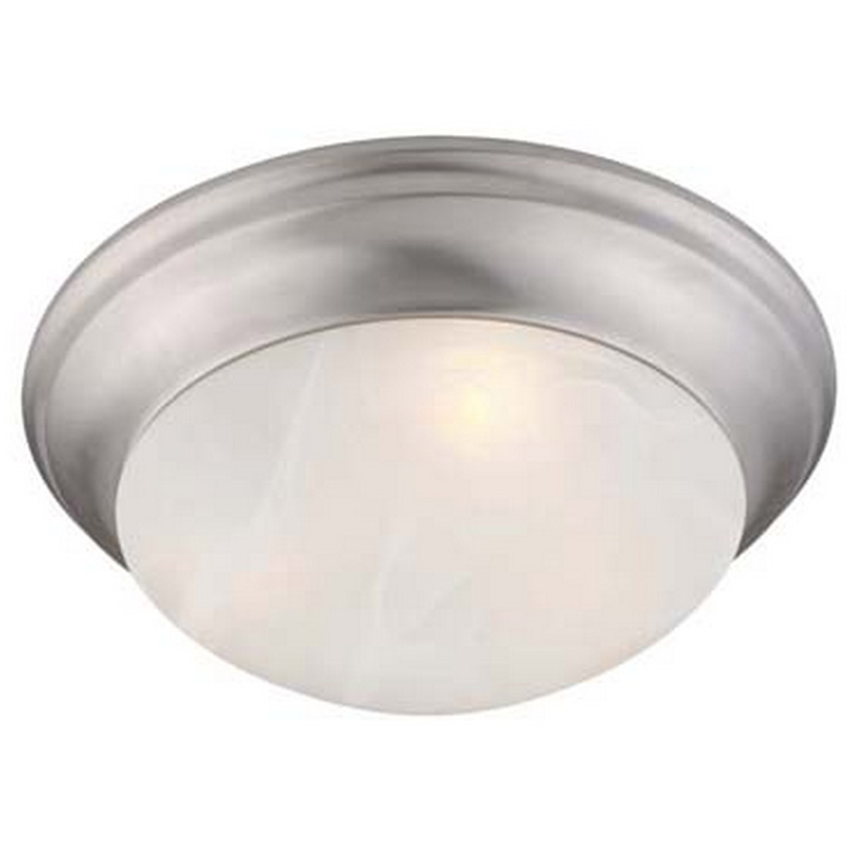 Omega 2 Light 14 inch Bronze Flush Mount Ceiling Light