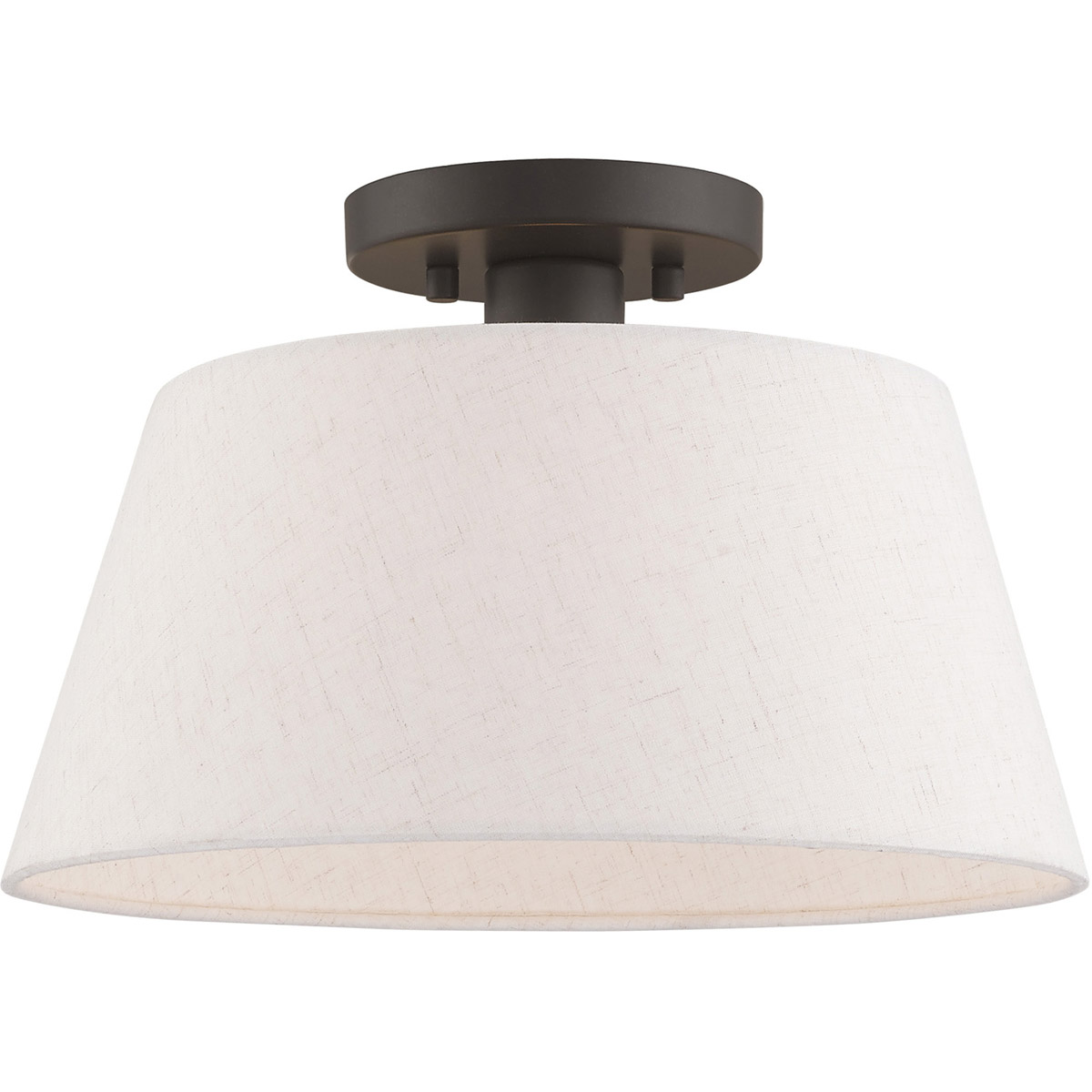 Belclaire 1 Light 13 inch English Bronze Semi-Flush Mount Ceiling Light