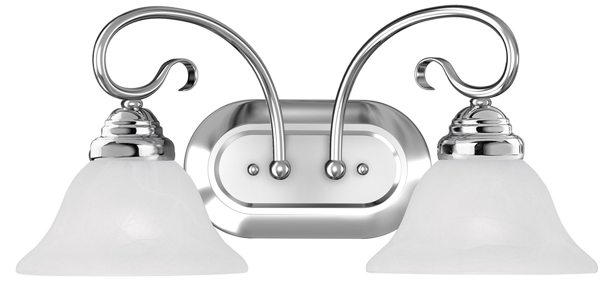 Coronado 2 Light 18.5 inch Polished Chrome Bath Vanity Wall Light