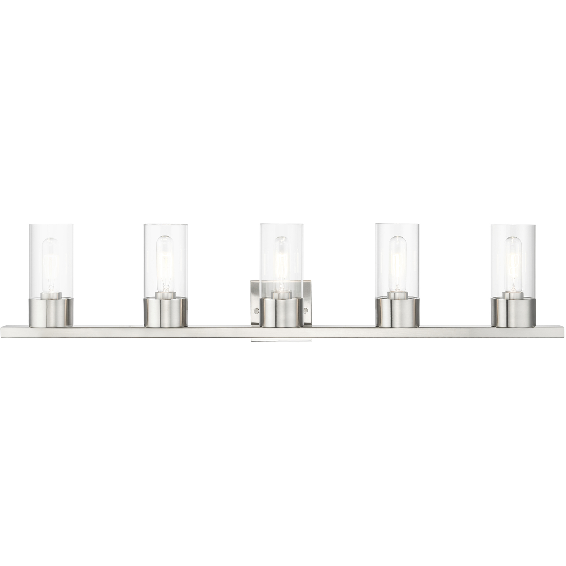 Carson 5 Light 40 inch Brushed Nickel Vanity Sconce Wall Light