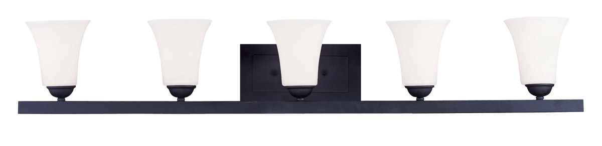 Ridgedale 5 Light 43 inch Black Bath Vanity Wall Light