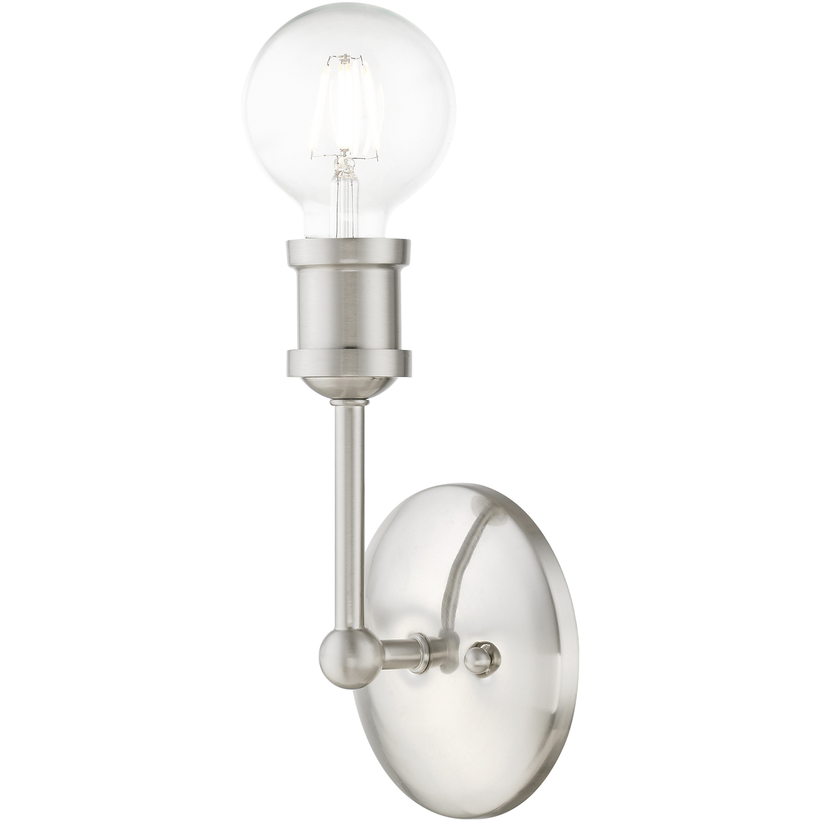 Lansdale 1 Light 5 inch Brushed Nickel Vanity Sconce Wall Light