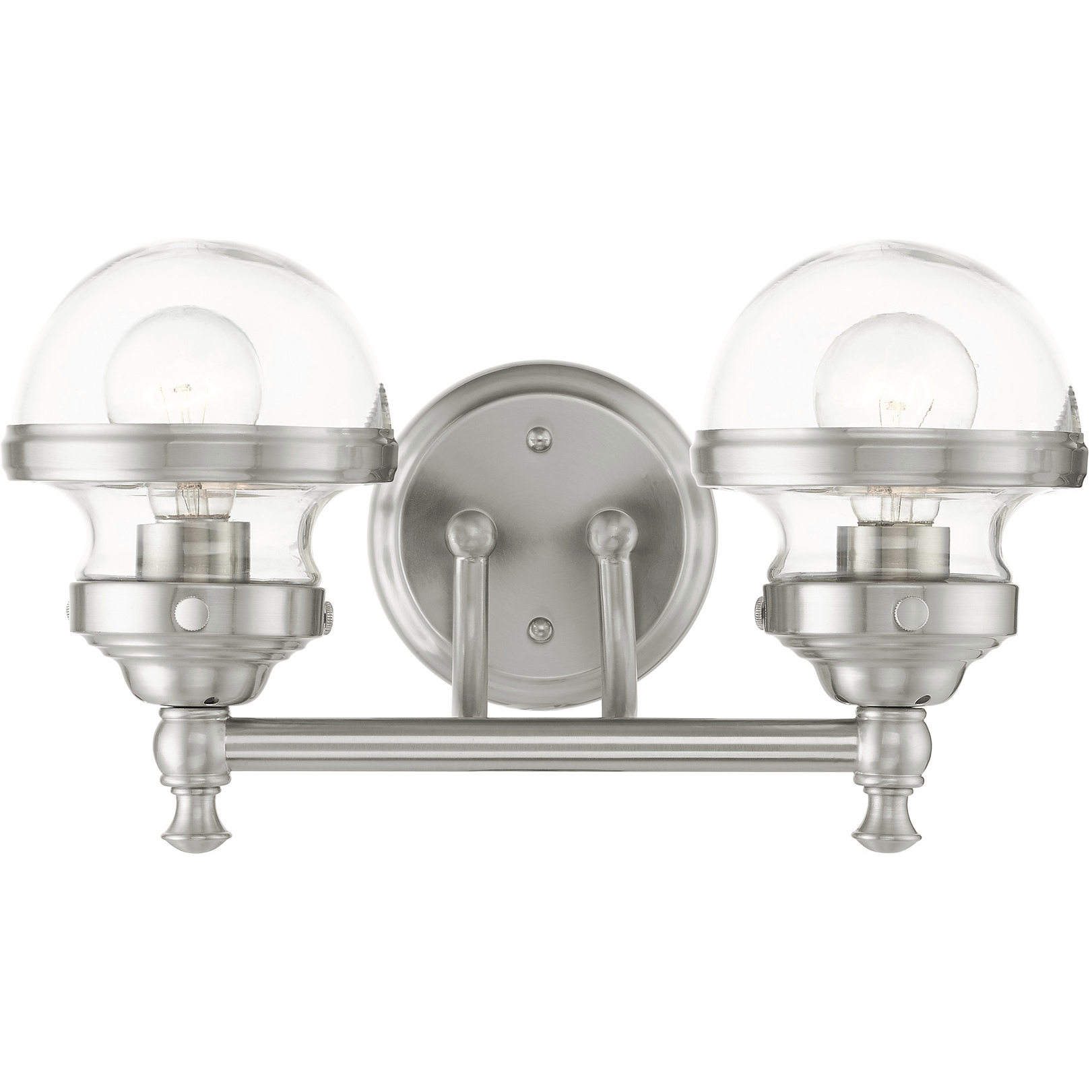 Oldwick 2 Light 15 inch Brushed Nickel Vanity Sconce Wall Light
