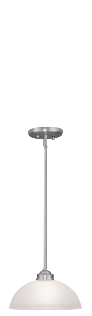 Somerset 1 Light 11 inch Brushed Nickel Pendant Ceiling Light