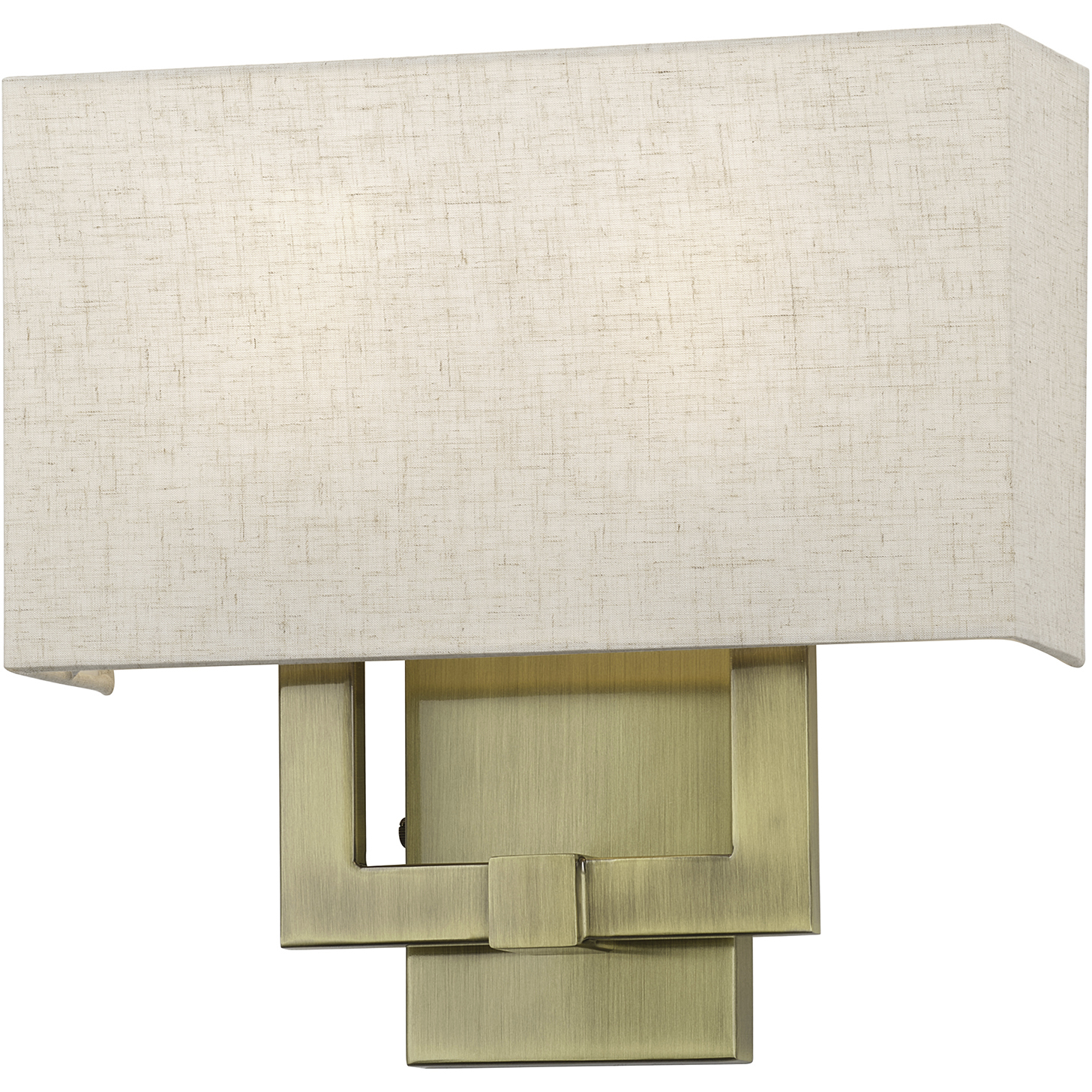 Monroe 2 Light 13 inch Antique Brass ADA ADA Sconce Wall Light