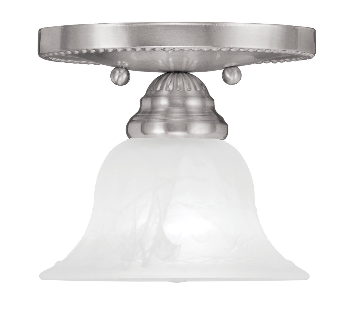 Edgemont 1 Light 7 inch Brushed Nickel Semi-Flush Ceiling Light