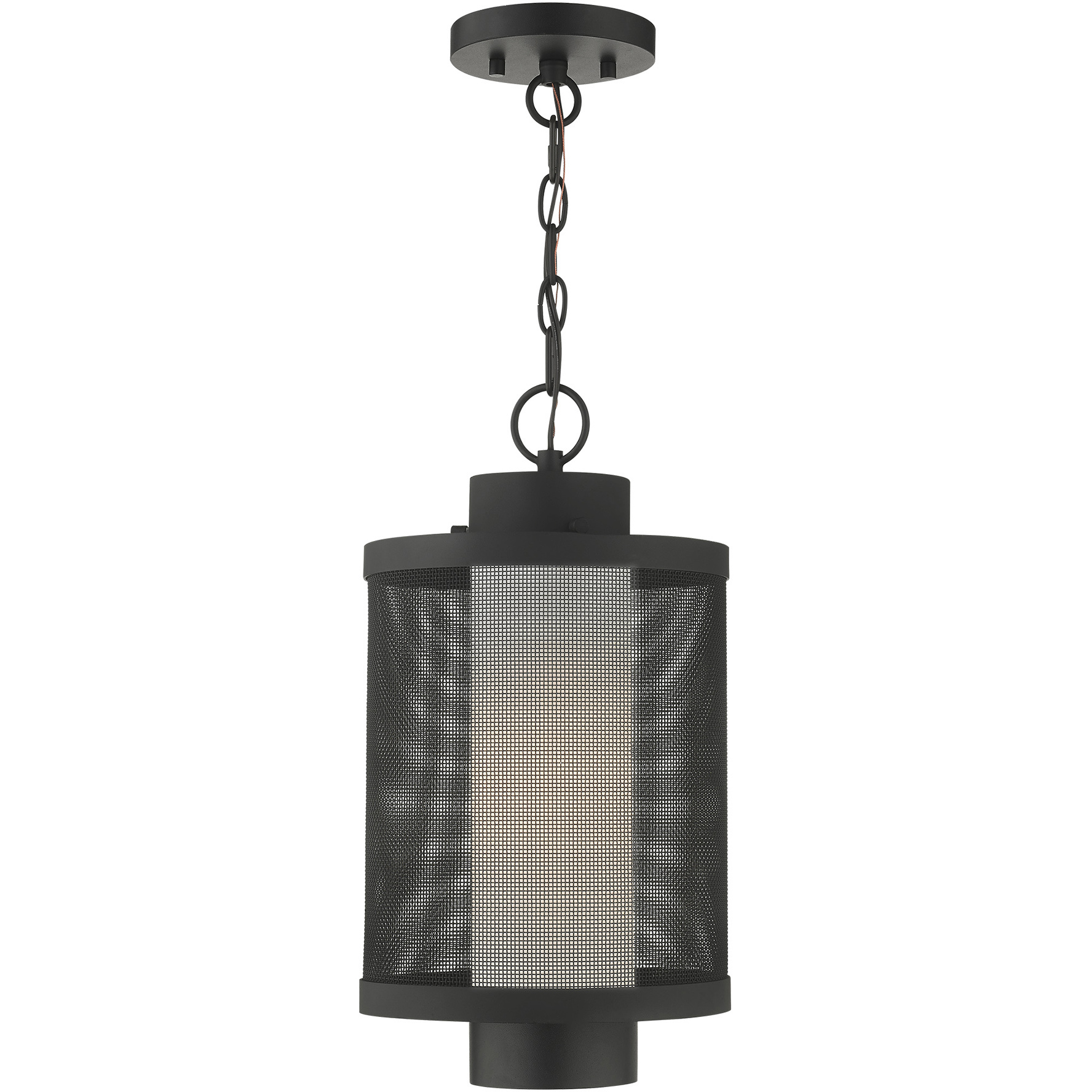 Nottingham 1 Light 9 inch Textured Black Large Outdoor Pendant Lantern