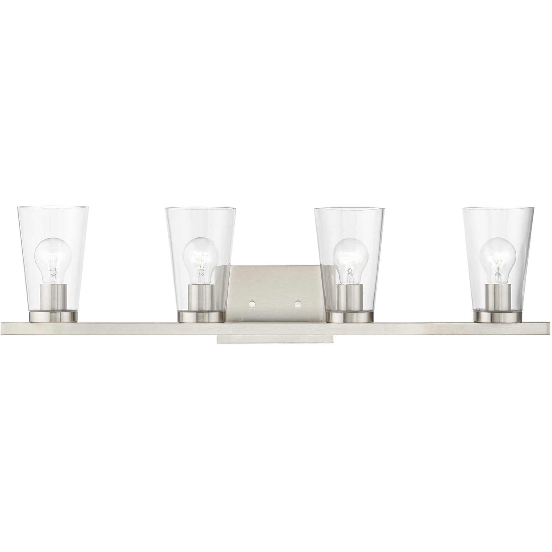 Cityview 4 Light 32 inch Brushed Nickel Vanity Sconce Wall Light, Large