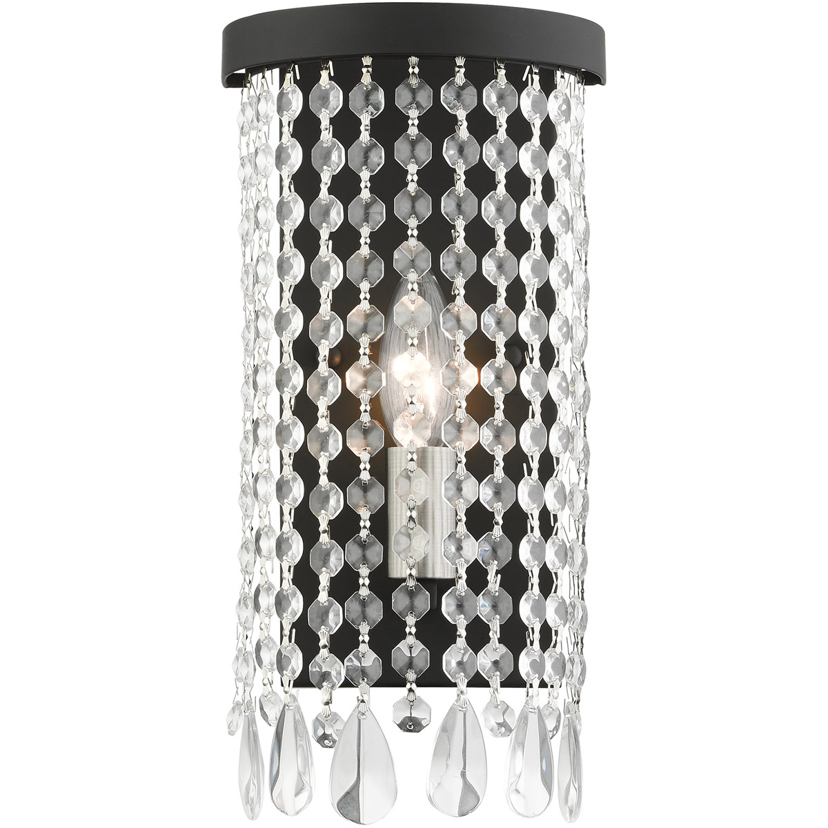 Elizabeth 1 Light 6 inch Black ADA ADA Sconce Wall Light