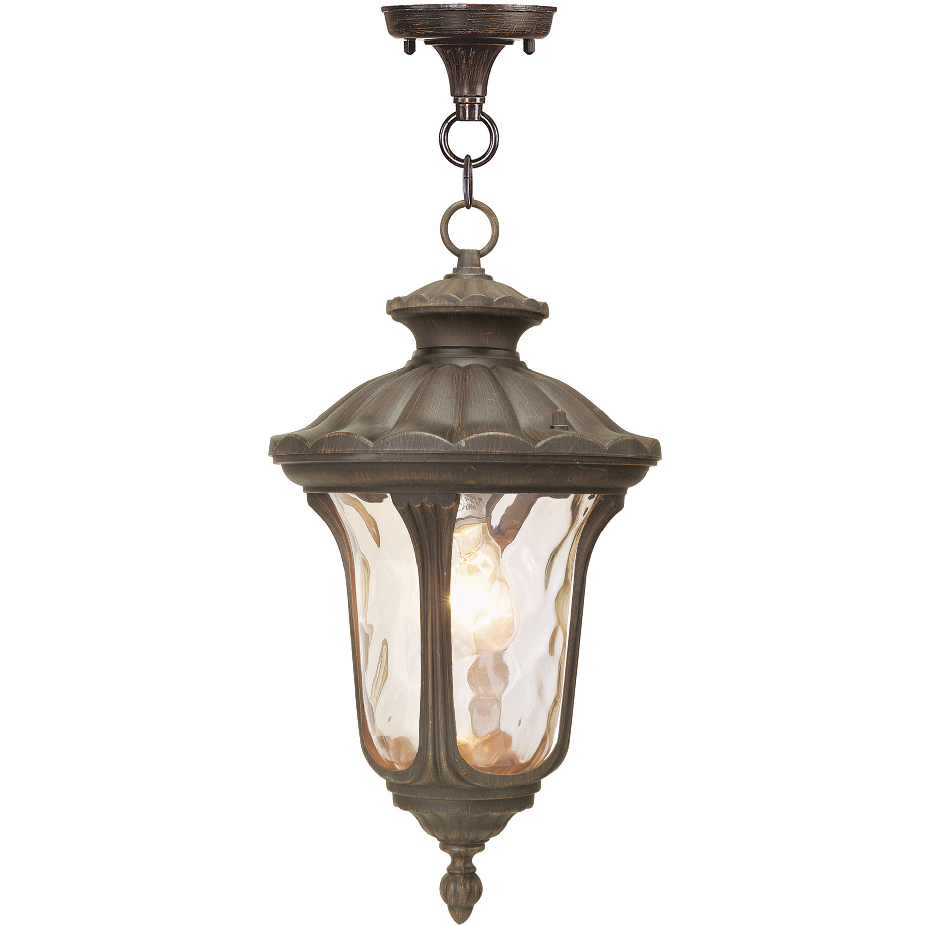 Oxford 1 Light 9.5 inch Imperial Bronze Outdoor Pendant Lantern