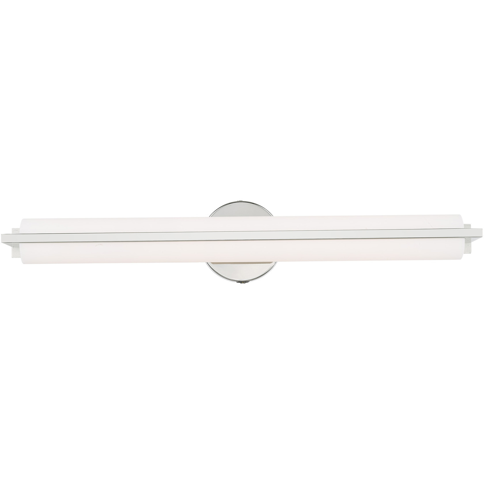 Visby LED 4 inch Polished Chrome ADA Bath Vanity Wall Light 