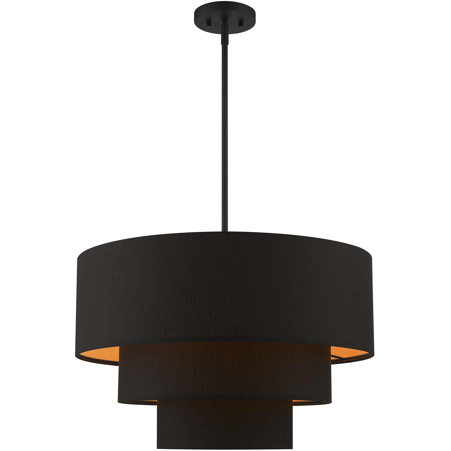 Sentosa 4 Light 23 inch Black Pendant Chandelier Ceiling Light