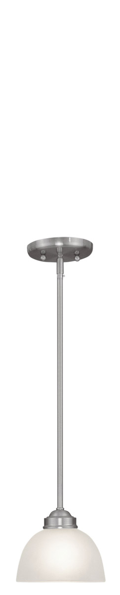 Somerset 1 Light 6.5 inch Brushed Nickel Mini Pendant Ceiling Light