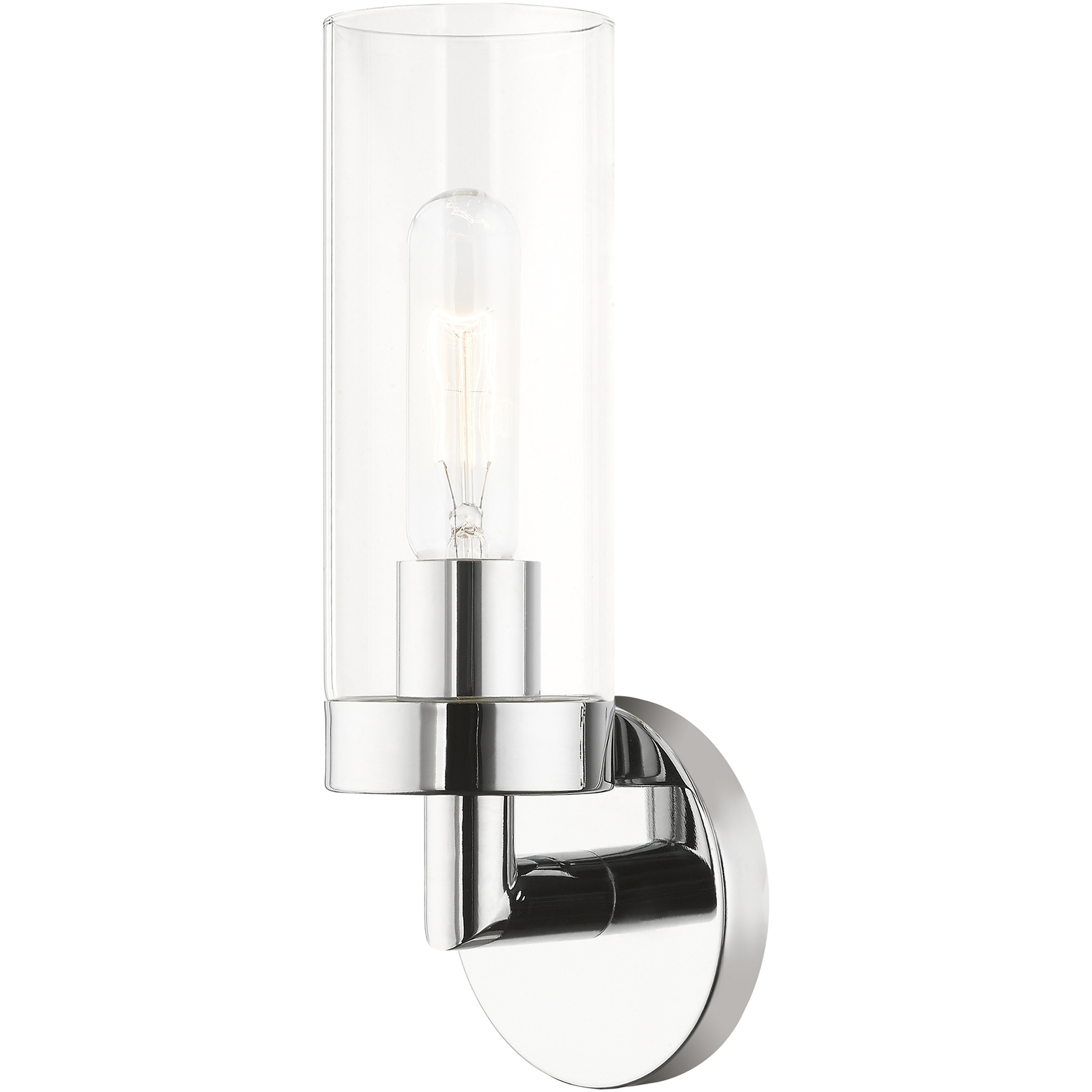 Ludlow 1 Light 4.25 inch Polished Chrome ADA ADA Single Sconce Wall Light, Single