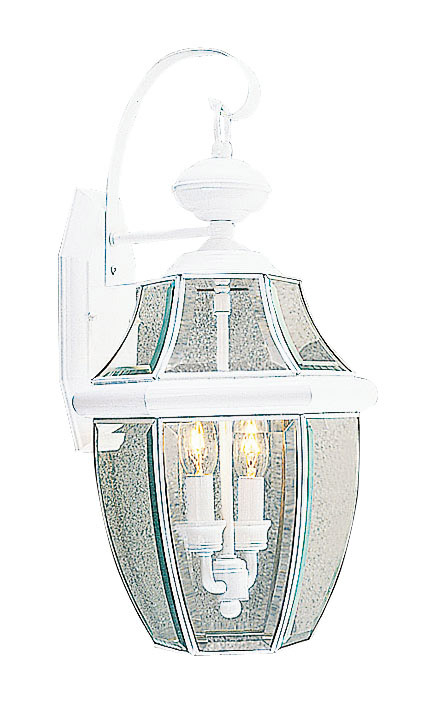 Monterey 2 Light 20.25 inch White Outdoor Wall Lantern