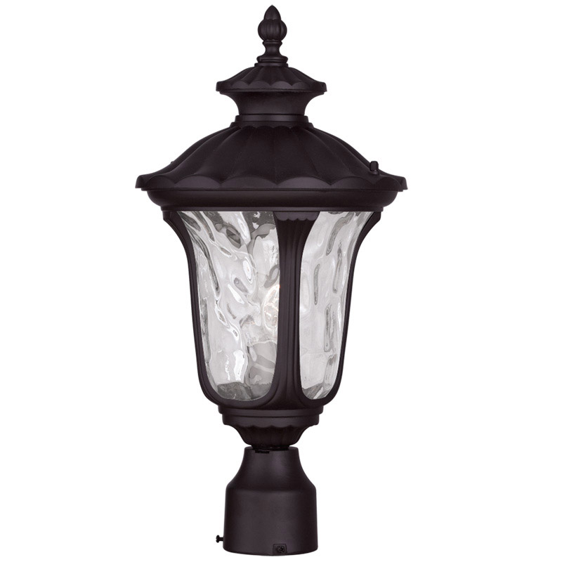 Oxford 1 Light 19 inch Bronze Medium Outdoor Post Top Lantern