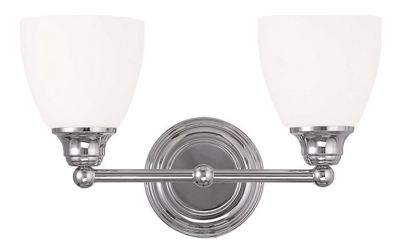Somerville 2 Light 15 inch Polished Chrome Bath Vanity Wall Light